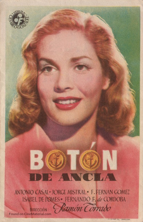 Bot&oacute;n de ancla - Spanish Movie Poster