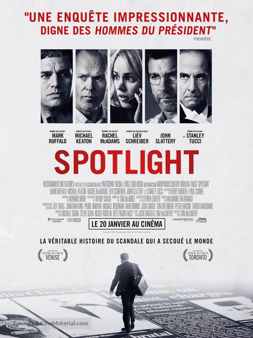 Spotlight - French Movie Poster