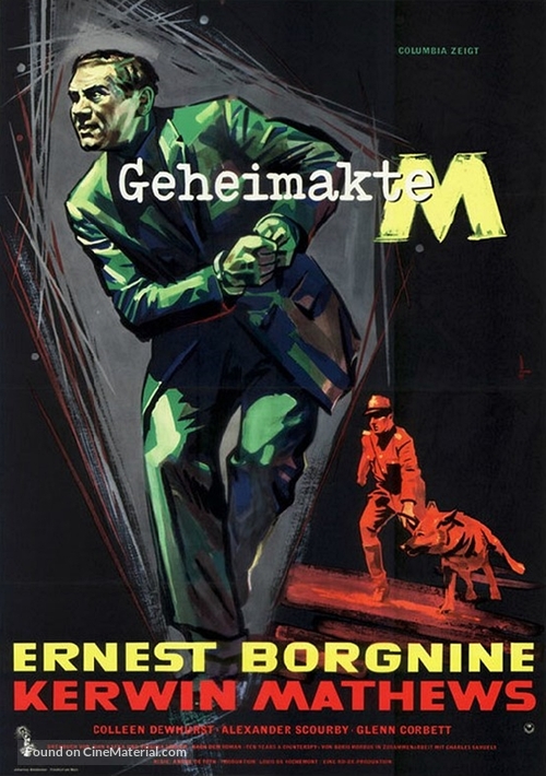 Man on a String - German Movie Poster