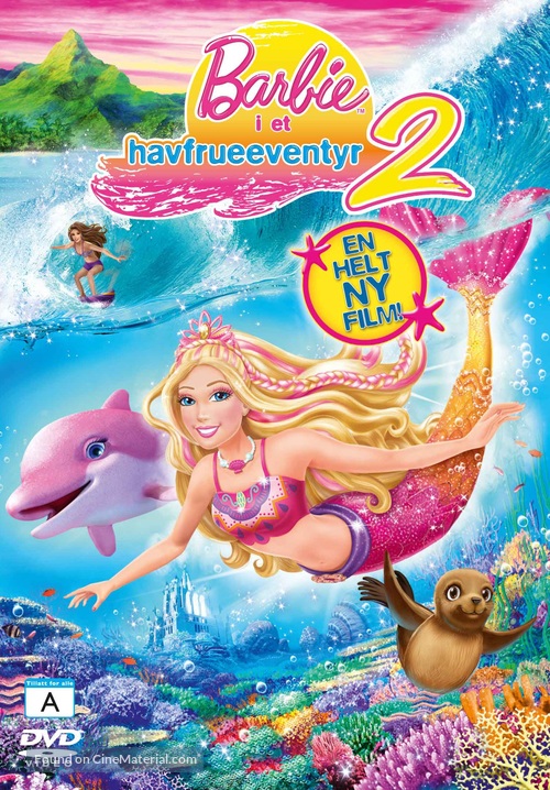 Barbie in a Mermaid Tale 2 - Norwegian DVD movie cover