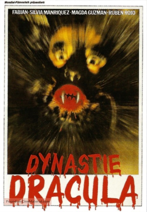 Dinast&iacute;a de Dracula, La - German Movie Poster