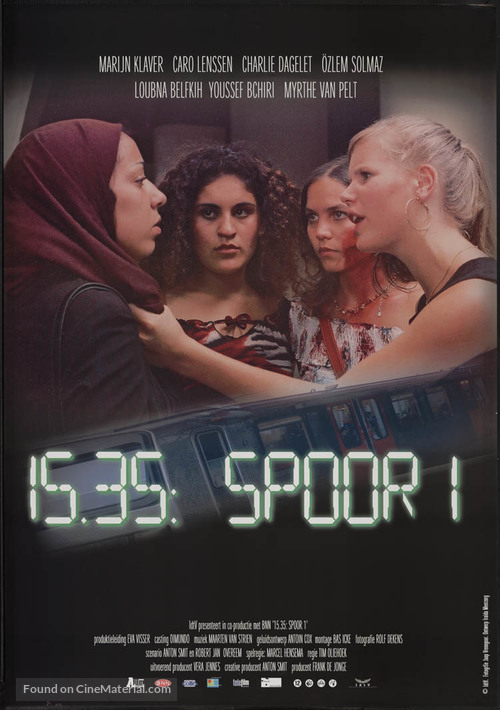 15.35: spoor 1 - Dutch Movie Poster