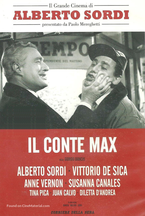 Il conte Max - Italian Movie Cover