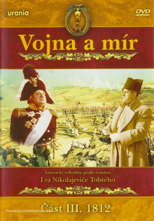 Voyna i mir III: 1812 god - Czech DVD movie cover