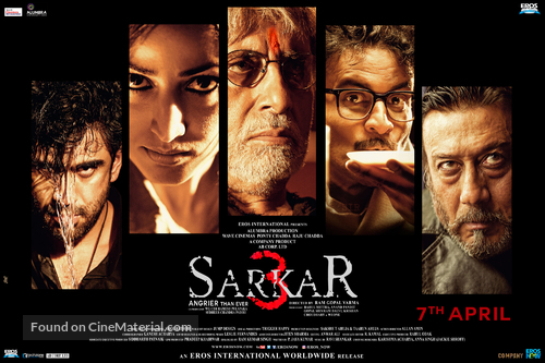 Sarkar 3 - Indian Movie Poster