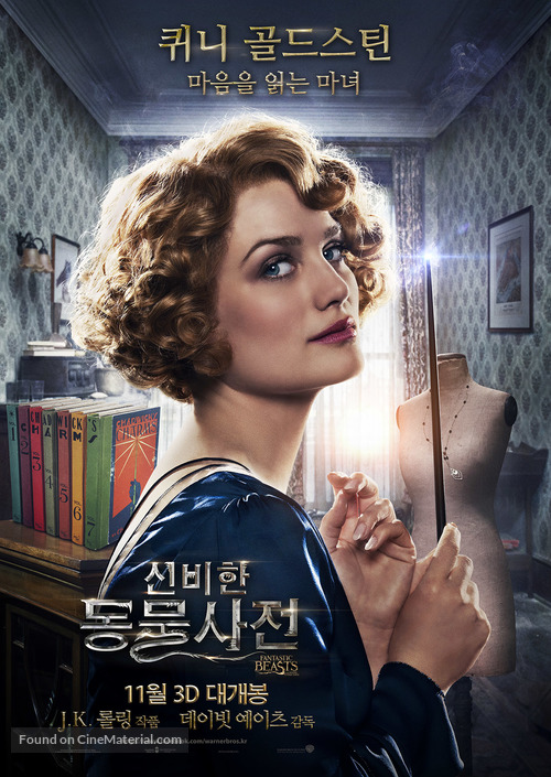 Fantastic Beasts and Where to Find Them - South Korean Movie Poster