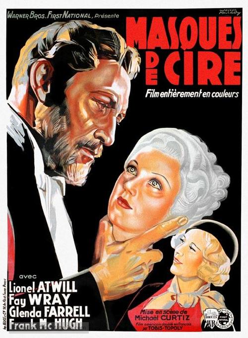 Mystery of the Wax Museum - French Movie Poster