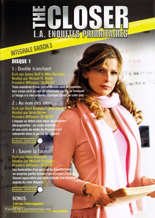 &quot;The Closer&quot; - French DVD movie cover
