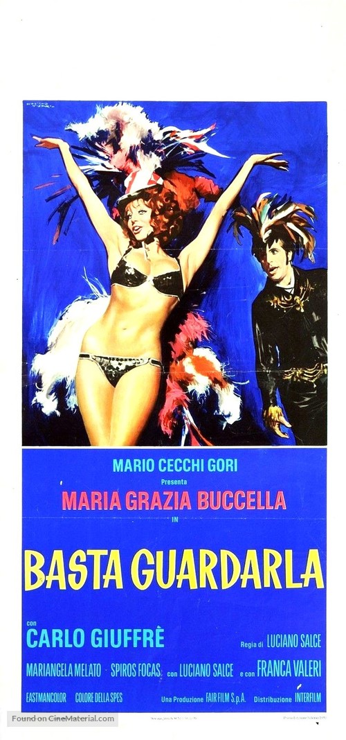 Basta guardarla - Italian Movie Poster