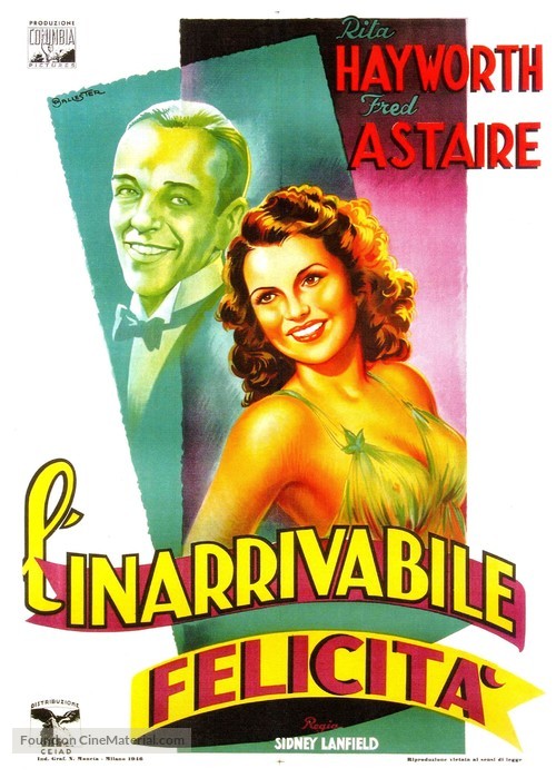 You&#039;ll Never Get Rich - Italian Movie Poster