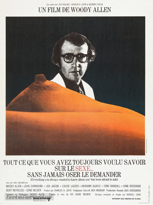 Everything You Always Wanted to Know About Sex * But Were Afraid to Ask - French Movie Poster