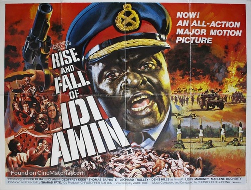 Rise and Fall of Idi Amin - British Movie Poster