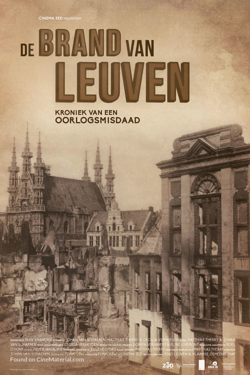 De Brand van Leuven - Belgian Movie Poster