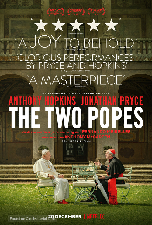 The Two Popes - Dutch Movie Poster