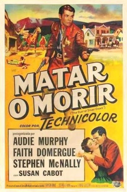 The Duel at Silver Creek - Spanish Movie Poster