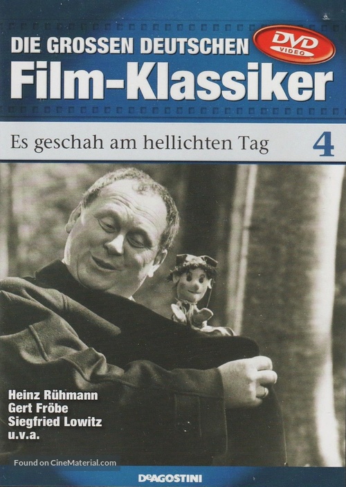 Es geschah am hellichten Tag - German DVD movie cover