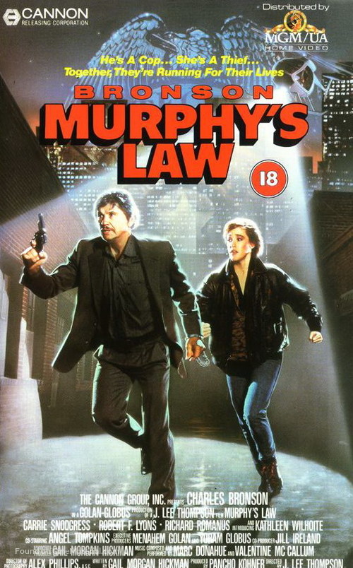 Murphy&#039;s Law - British VHS movie cover