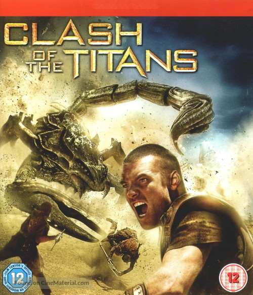 Clash of the Titans - British Blu-Ray movie cover