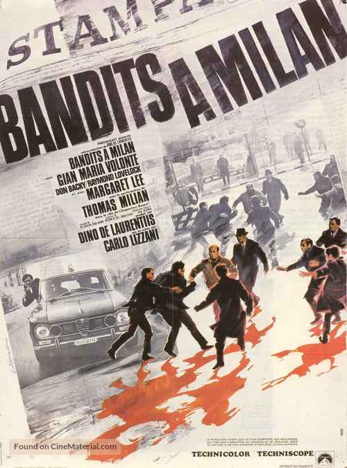 Banditi a Milano - French Movie Poster