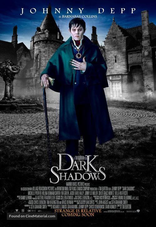 Dark Shadows - British Movie Poster