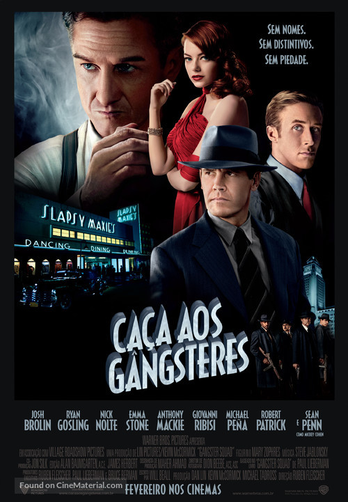 Gangster Squad - Brazilian Movie Poster