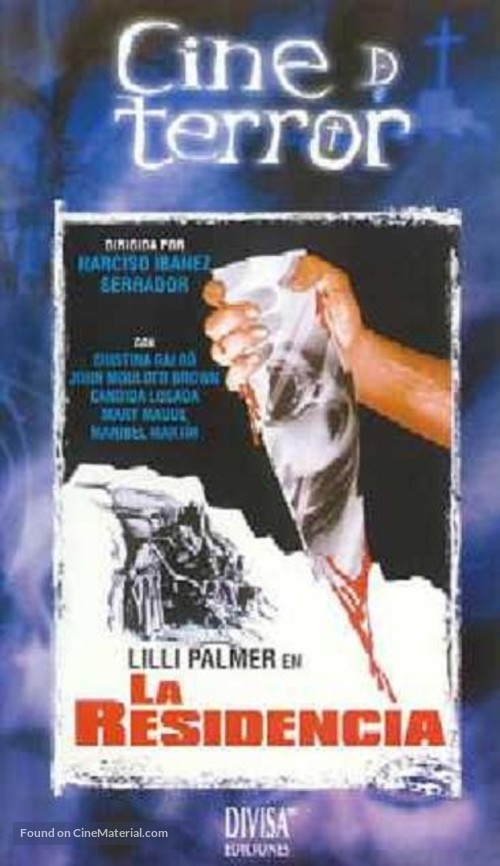 La residencia - Spanish VHS movie cover