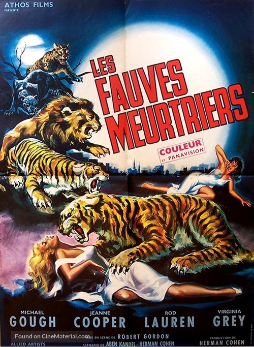 Black Zoo - French Movie Poster