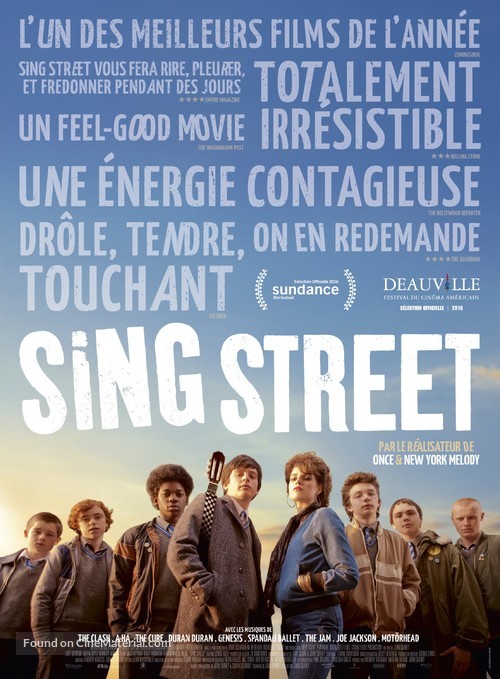 Sing Street - French Movie Poster