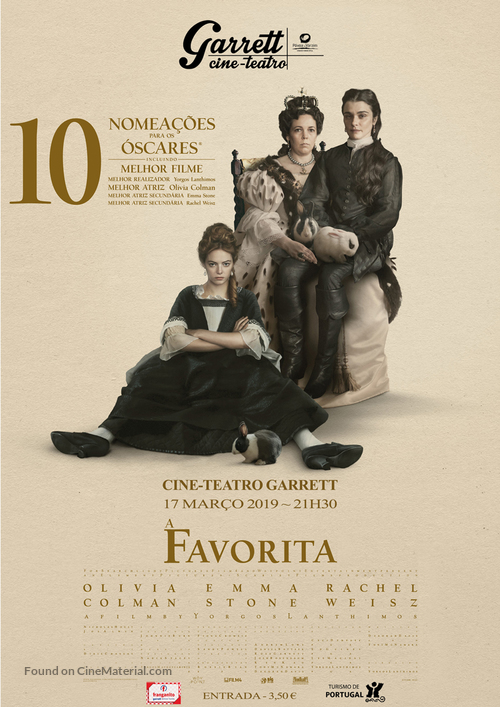 The Favourite - Portuguese Movie Poster