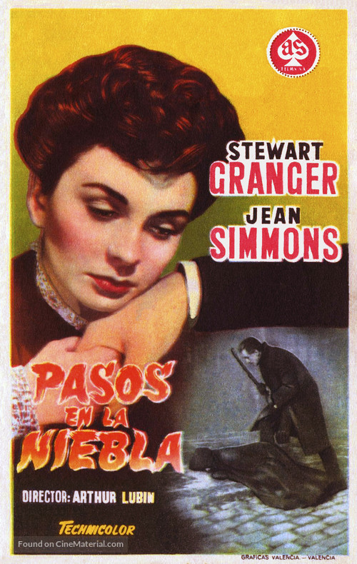 Footsteps in the Fog - Spanish Movie Poster