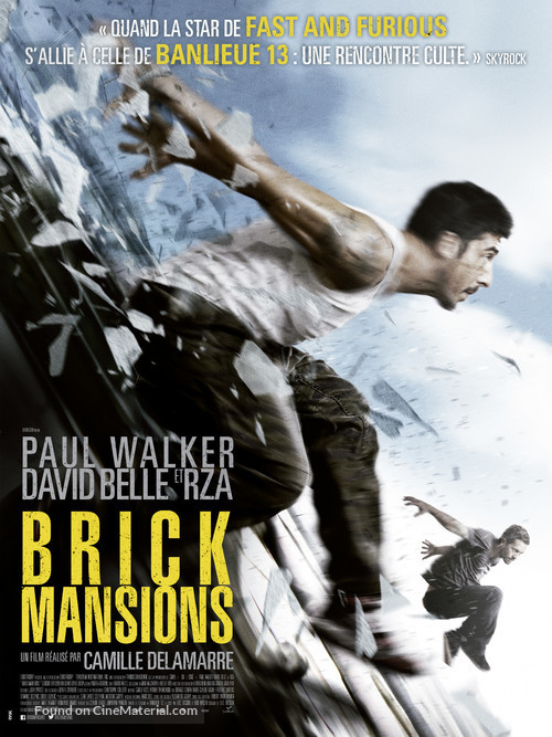 Brick Mansions - French Movie Poster