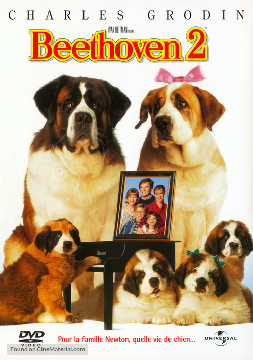 Beethoven&#039;s 2nd - French DVD movie cover