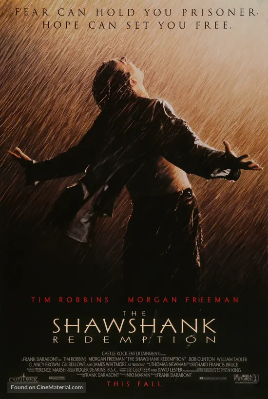 The Shawshank Redemption movie poster