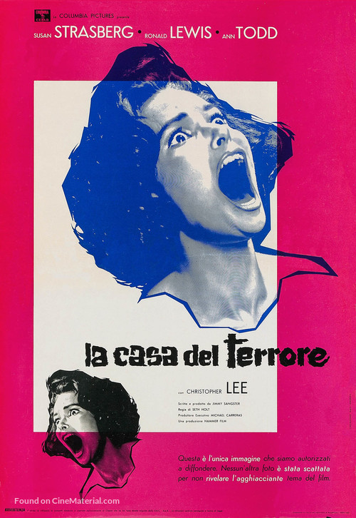 Taste of Fear - Italian Movie Poster