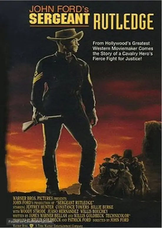 Sergeant Rutledge (1960) dvd movie cover