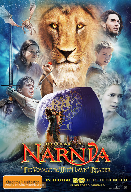The Chronicles of Narnia: The Voyage of the Dawn Treader - Australian Movie Poster