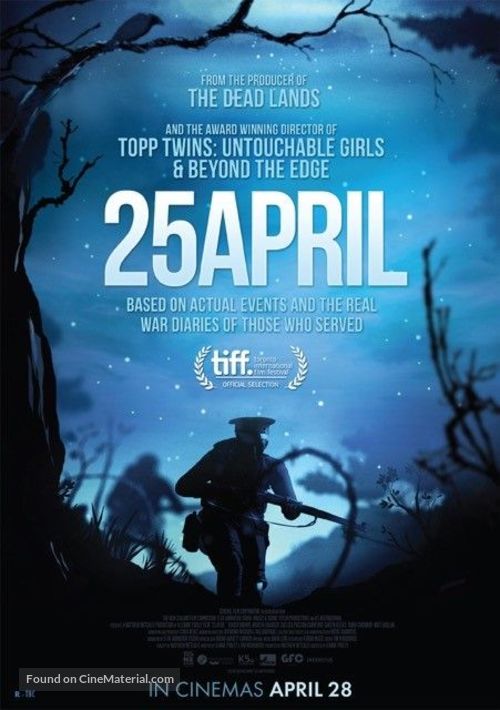 25 April - New Zealand Movie Poster