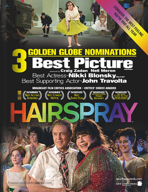 Hairspray - For your consideration movie poster