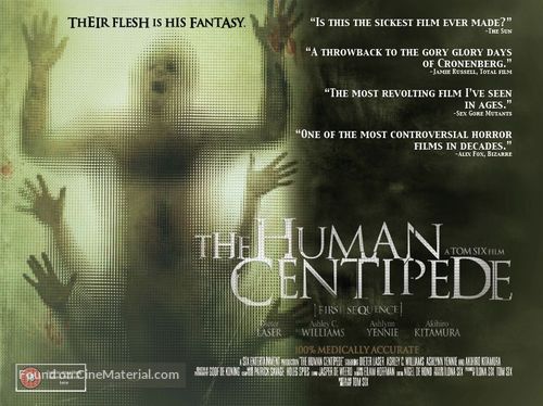 The Human Centipede (First Sequence) - British Movie Poster
