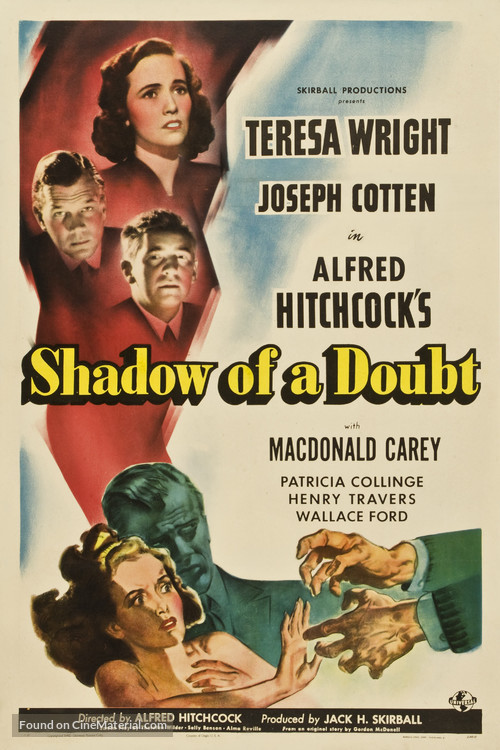Shadow of a Doubt - Theatrical movie poster