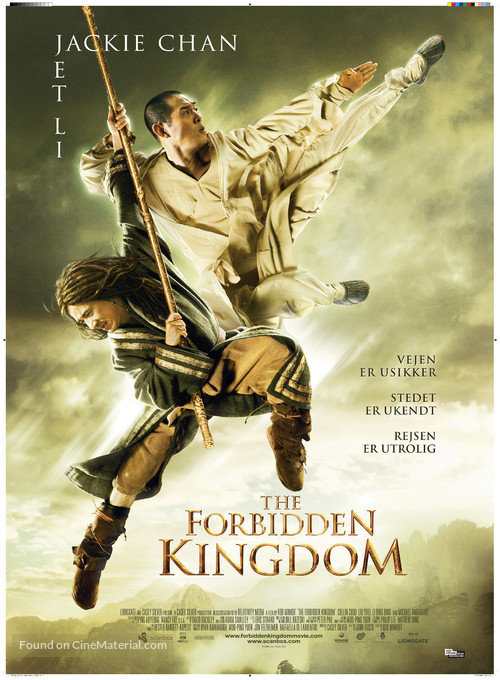 The Forbidden Kingdom - Danish Movie Poster