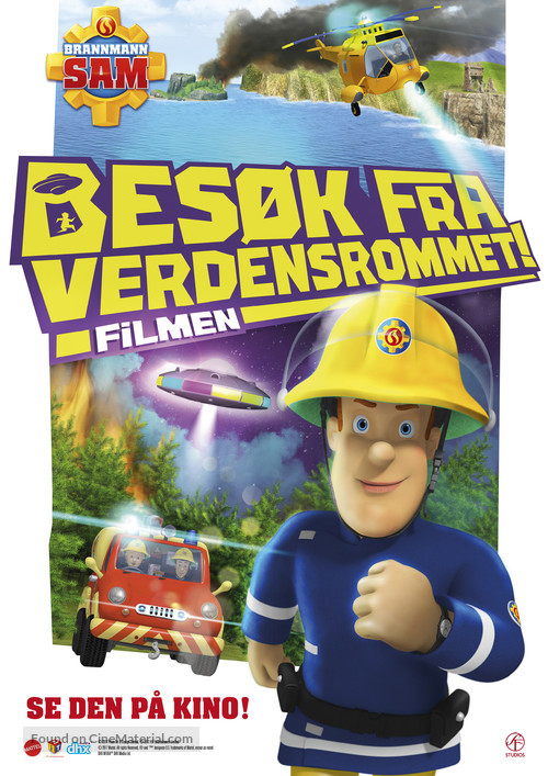 Fireman Sam: Alien Alert! The Movie - Norwegian Movie Poster