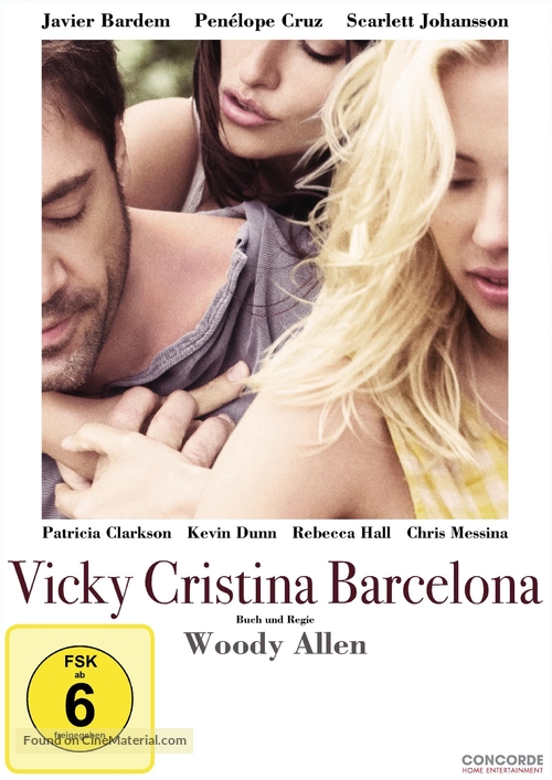 Vicky Cristina Barcelona - German DVD movie cover