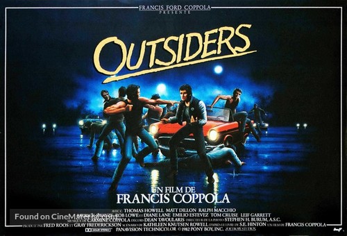 The Outsiders - French Movie Poster