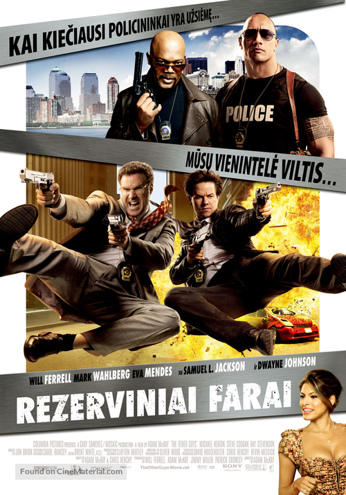 The Other Guys - Lithuanian Movie Poster