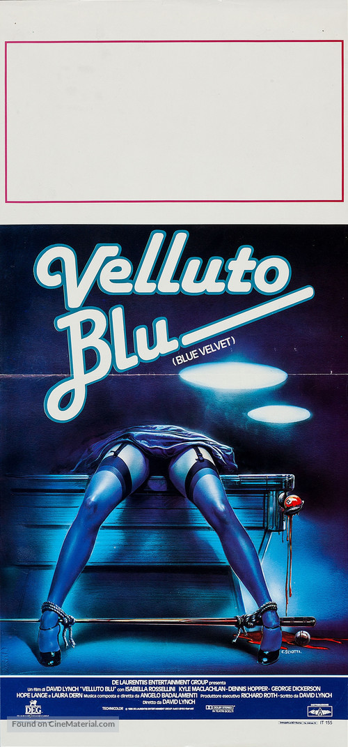 Blue Velvet - Italian Movie Poster