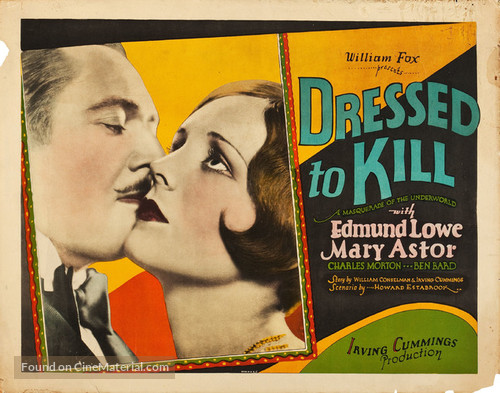 Dressed to Kill - Movie Poster