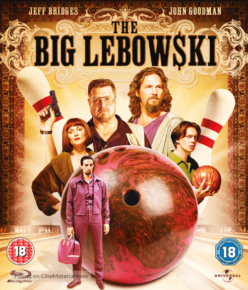 The Big Lebowski - British Blu-Ray movie cover