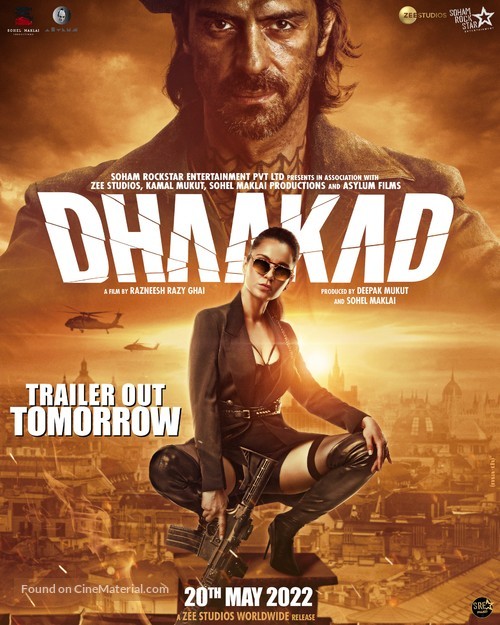 Dhaakad - Indian Movie Poster