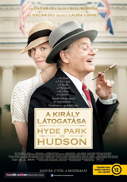 Hyde Park on Hudson - Hungarian Movie Poster